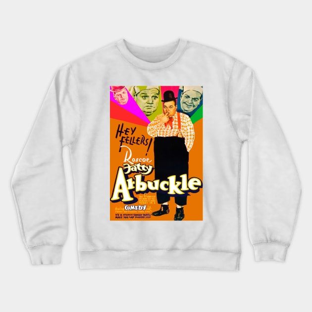 Fatty Arbuckle Crewneck Sweatshirt by ZippyFraggle1